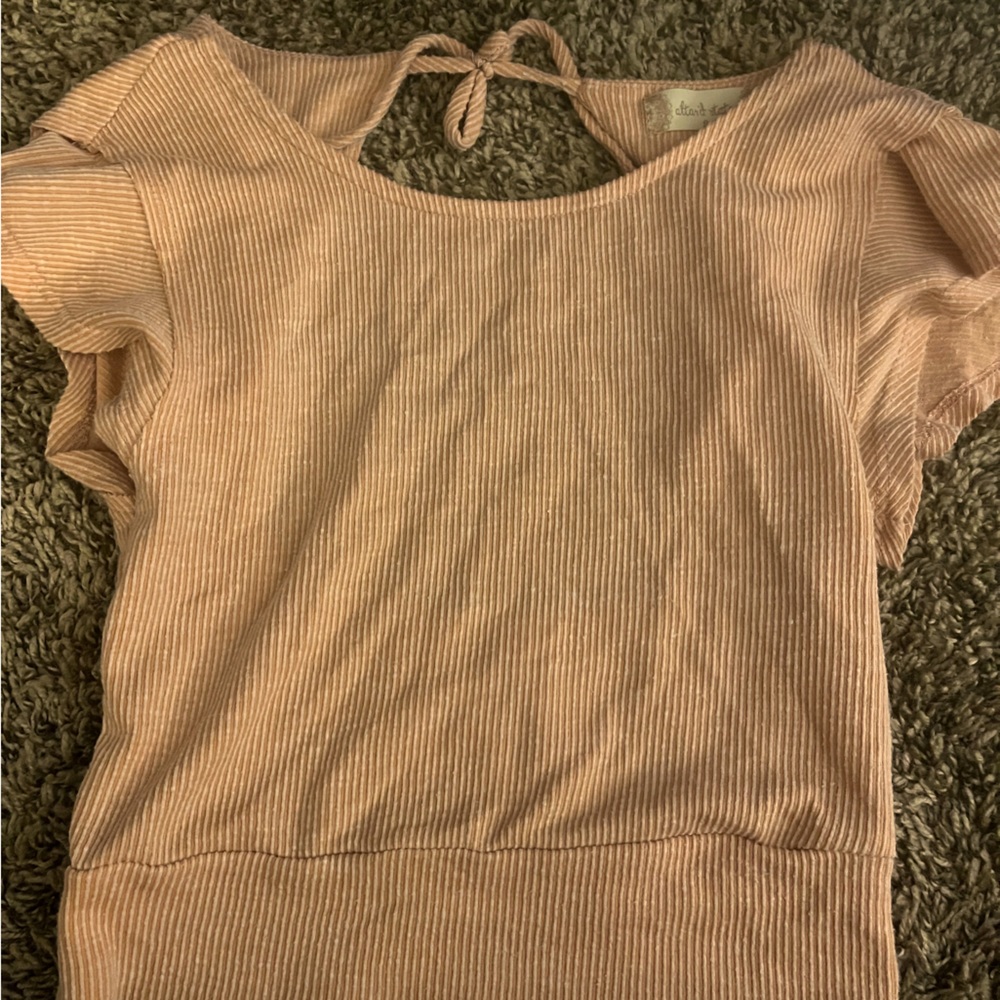 Altar’d state crop top open back. Worn once